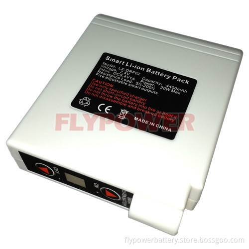 7.4V 4400mAh 18650 smart Li- ion battery pack for heated clothes